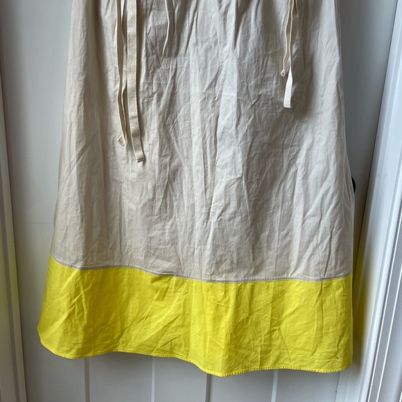 G. Label by goop Colorblock Midi Dress Beige/Yellow - Picture 7 of 14